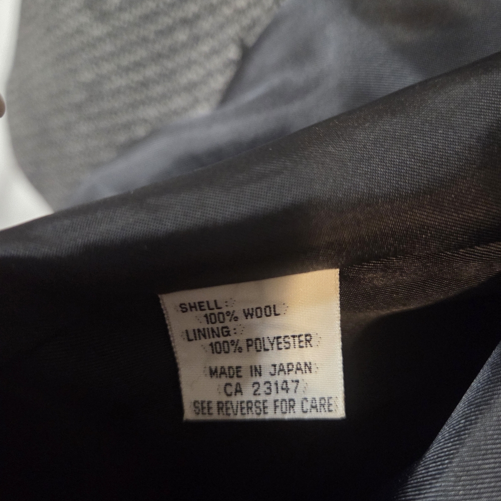 Talbots Classic Tweed Wool Black and White Blazer Size 14 - Picture 7 of 10